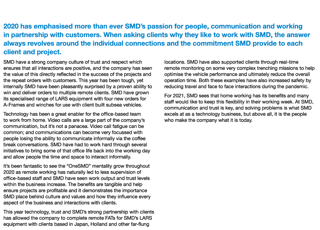 How SMD Have Adapted to Working Remotely 2020 has emphasised more than ever SMD s passion for people, communication a   