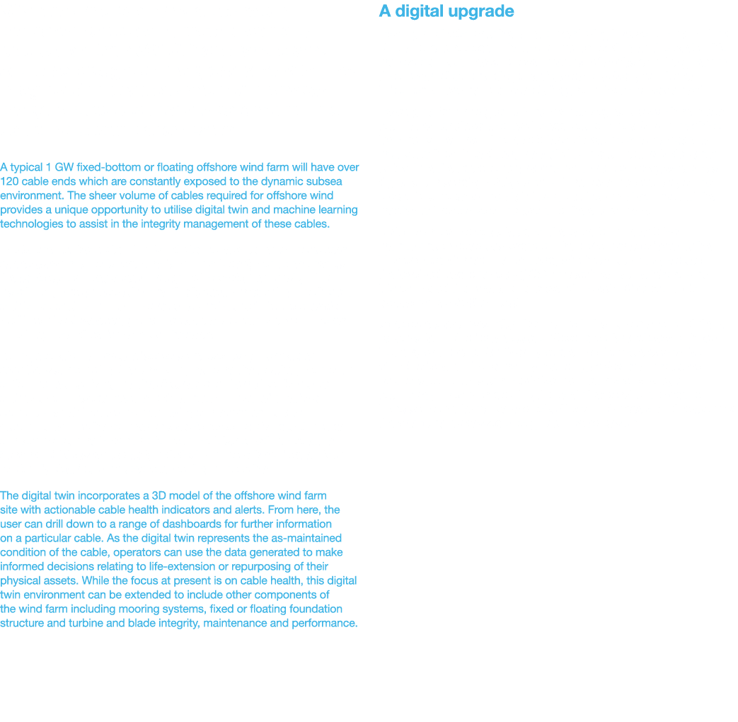 Offshore wind is playing a key role in the transition to clean, green electricity production. With 630 GW of offshore...