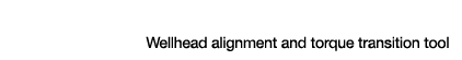 Wellhead alignment and torque transition tool