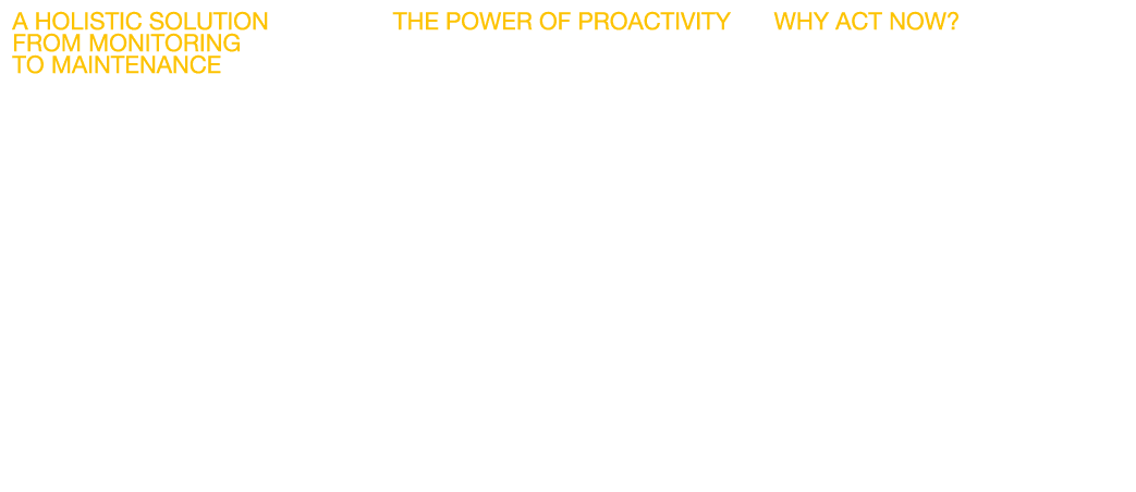 A holistic solution from monitoring to maintenance Viper Innovations delivers a suite of solutions addressing the com...