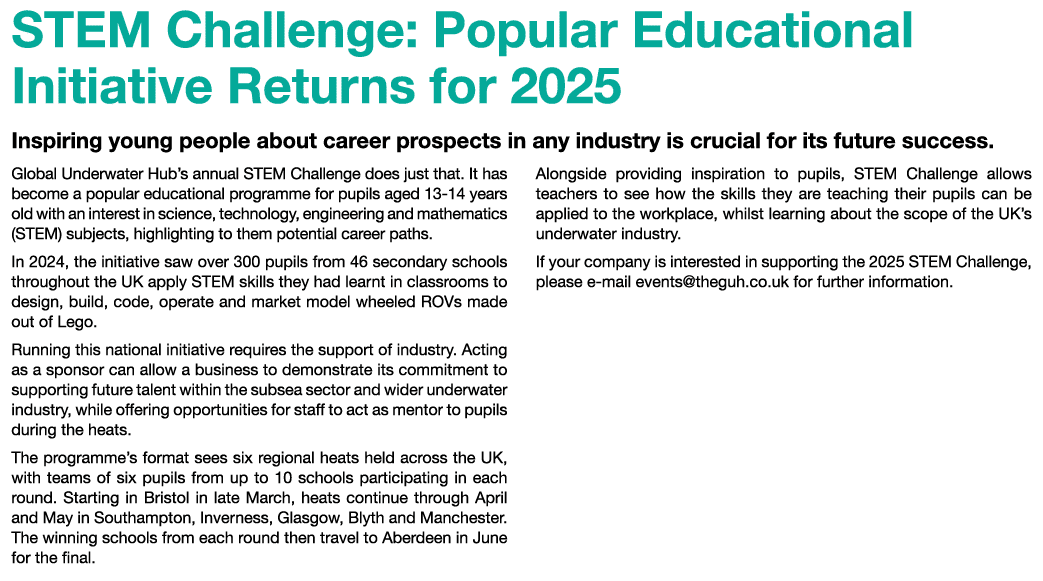 STEM Challenge: Popular Educational Initiative Returns for 2025 Inspiring young people about career prospects in any ...