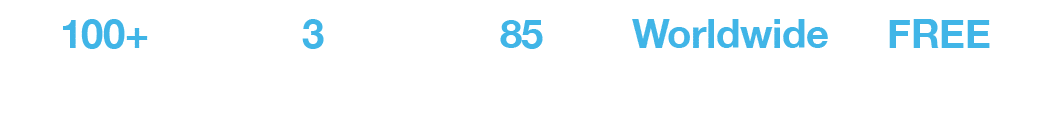 100+ Exhibitors 3 Days 85 Conference Speakers Worldwide Appeal FREE to Attend