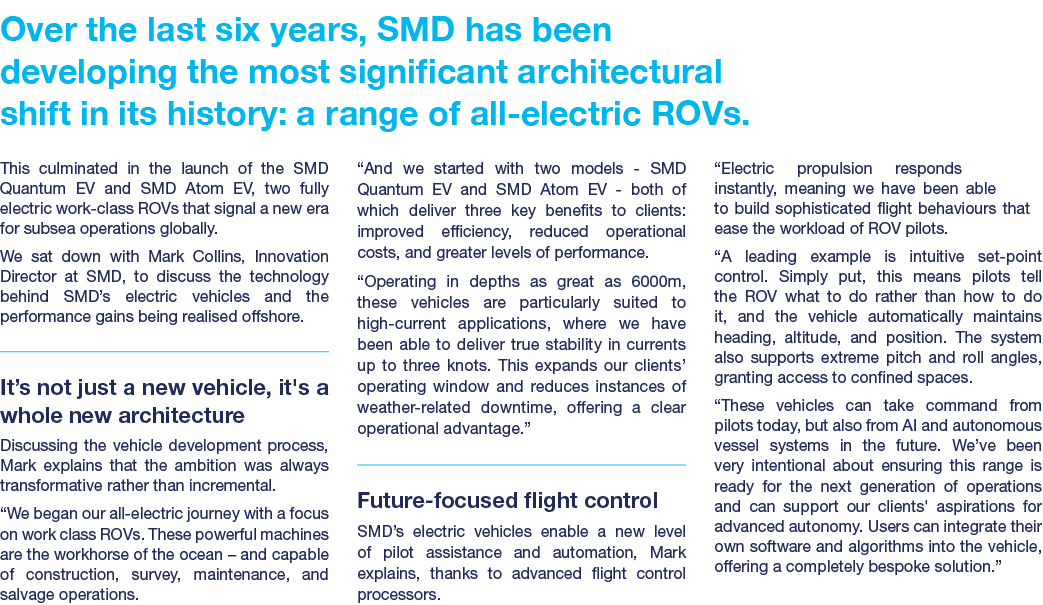 Over the last six years, SMD has been developing the most significant architectural shift in its history: a range of ...