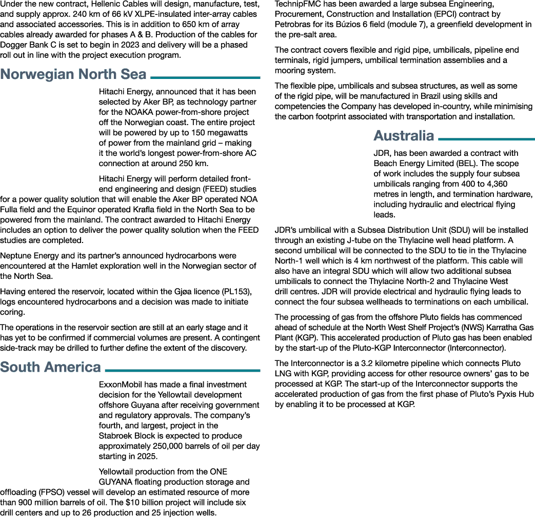 Under the new contract, Hellenic Cables will design, manufacture, test, and supply approx  240 km of 66 kV XLPE-insul   