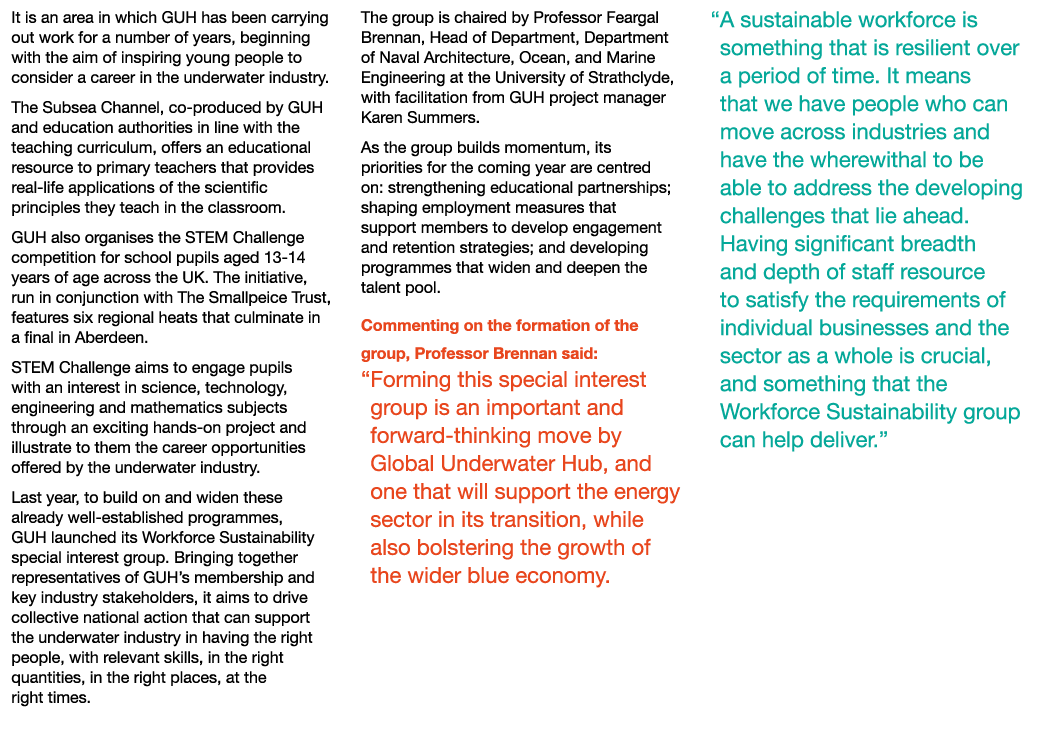 It is an area in which GUH has been carrying out work for a number of years, beginning with the aim of inspiring youn...