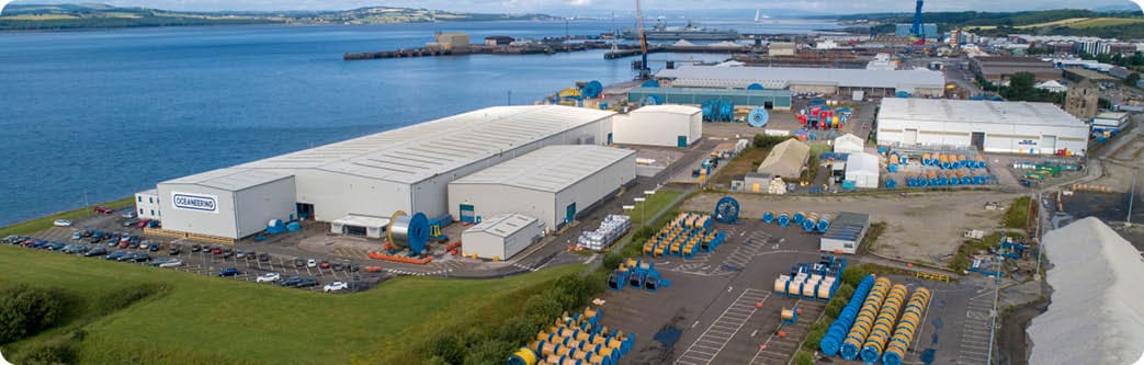 The umbilicals facility in Rosyth, Scotland.