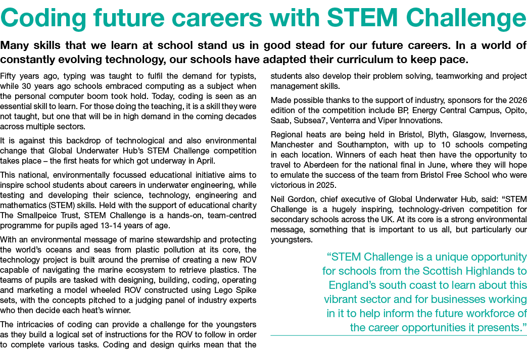 Coding future careers with STEM Challenge Many skills that we learn at school stand us in good stead for our future c...