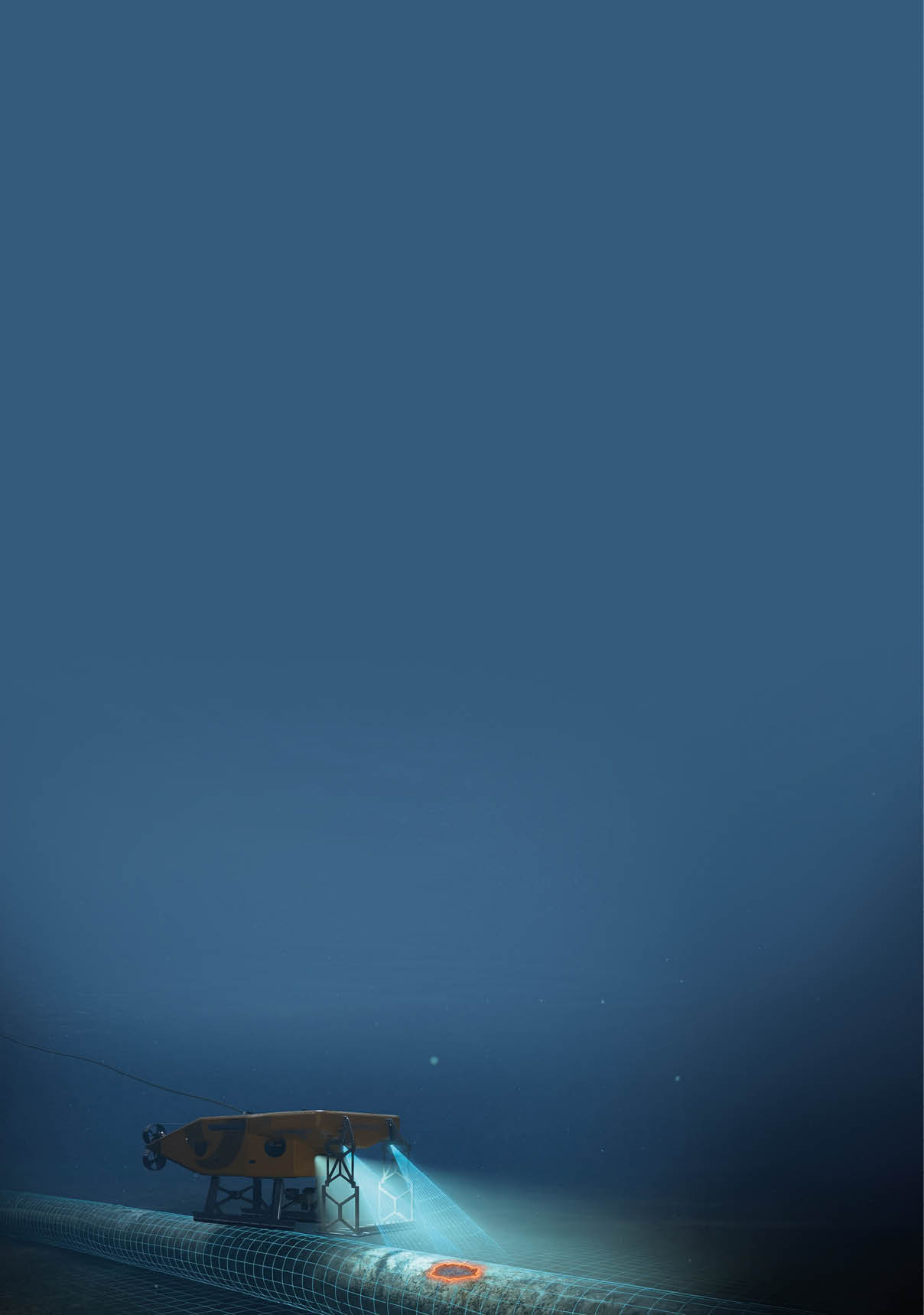 A yellow boat is on a wire. Description generated by AI