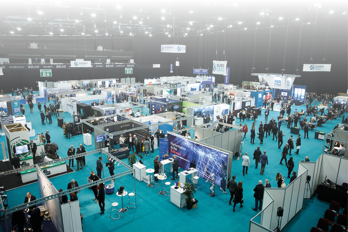 ABERDEEN - SCOTLAND - FEBRUARY 22  2022  Subsea Expo is the worlds leading annual exhibition and conference  The exhibition highlights the capability and ingenuity across underwater industry sectors held at P&J Live in Aberdeen    Photo by Ross Johnston Newsline Media