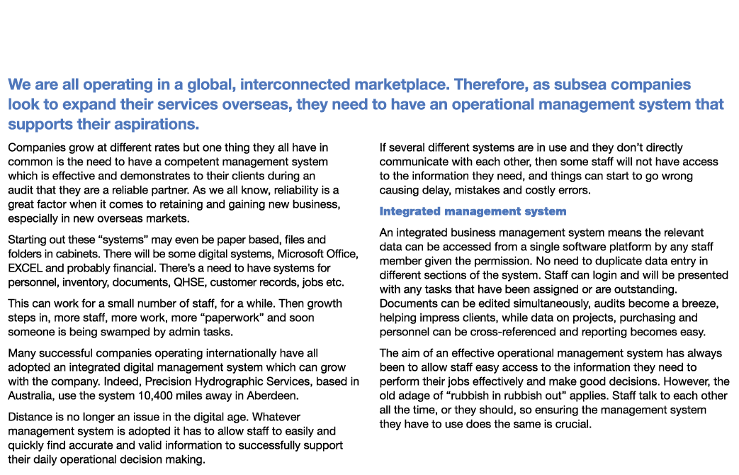 Connecting the Dis-connected Iain Fullerton, Business Development Specialist, Caiman Software Development We are all ...