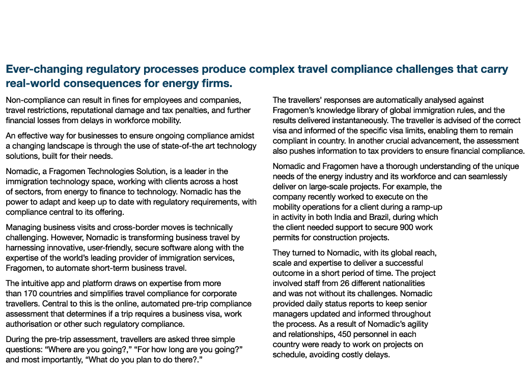 Technology as the Way Forward for Visa and Immigration Issues Ever-changing regulatory processes produce complex trav...