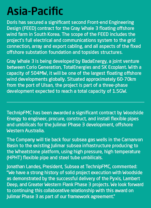 Asia-Pacific Doris has secured a significant second Front-end Engineering Design (FEED) contract for the Gray Whale 3...