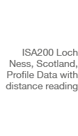 ISA200 Loch Ness, Scotland, Profile Data with distance reading